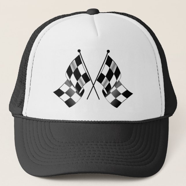 Casquette drapeau checkered (Devant)