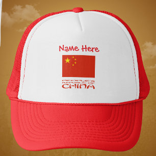 Casquette Drapeau chinois République populaire de Chine pers
