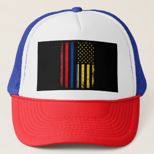Casquette Drapeau Colombien Américain Racines Colombie A