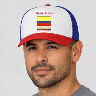 Casquette Drapeau Colombien Colombie Personnalisé