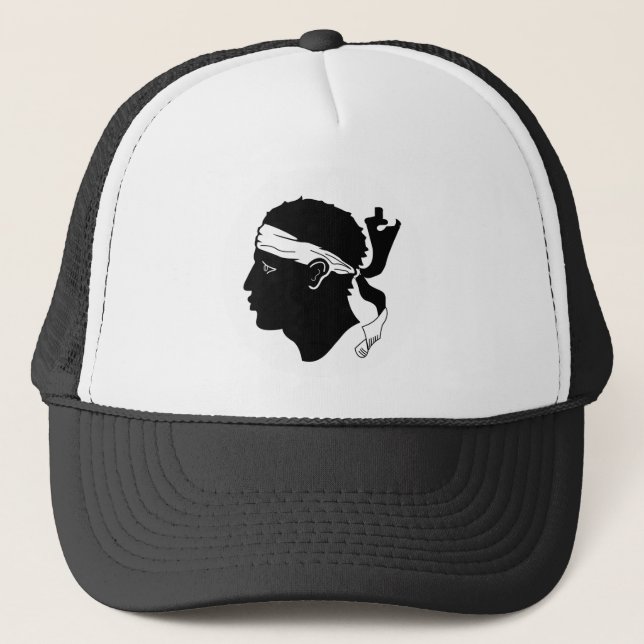 Casquette Drapeau Corse Trucker Chapeau (Devant)