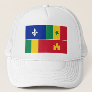 Casquette drapeau créole de Louisiane