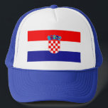 Casquette Drapeau croate<br><div class="desc">Le drapeau national de la Croatie.</div>