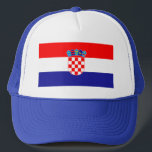 Casquette Drapeau croate<br><div class="desc">Le drapeau national de la Croatie.</div>