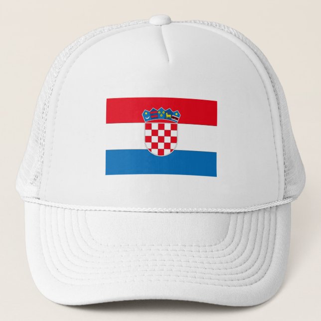 Casquette Drapeau Croatie (Devant)