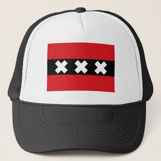 Casquette Drapeau d'Amsterdam (Devant)