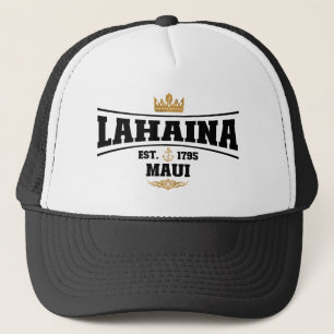 Casquette Drapeau d'Ancre de bateau Vintage Lahaina Maui 179