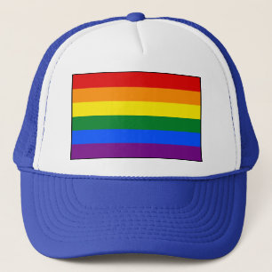 Casquette Drapeau d'arc-en-ciel de gay pride de LGBT