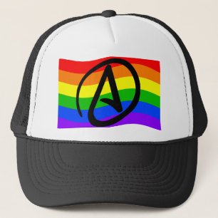 Casquette Drapeau d'athée d'arc-en-ciel