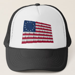 Casquette drapeau de 13 étoiles, motif de Betsy Ross