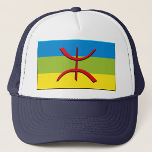 Casquette drapeau de Berbere ou d'Amazigh - customisé