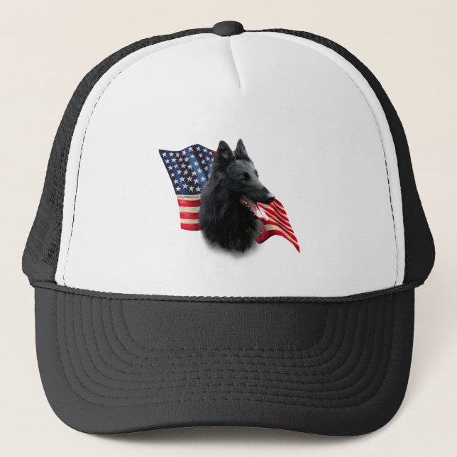 Casquette Drapeau de berger belge (Devant)