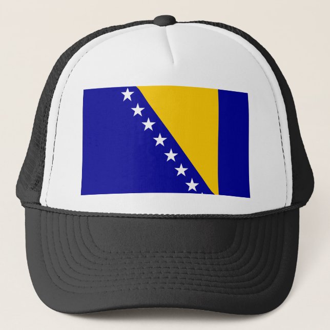 Casquette Drapeau de Bosnie-Herzégovine (Devant)