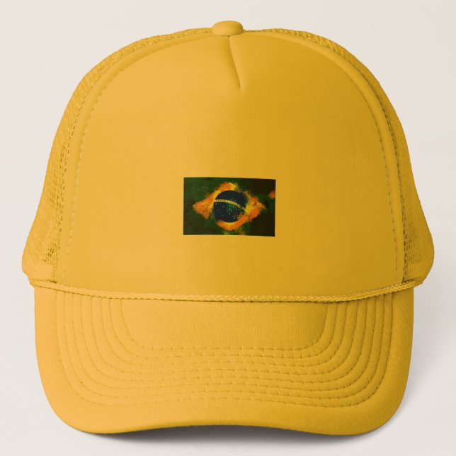 Casquette Drapeau de Brésilien du Brésil de BR (Devant)