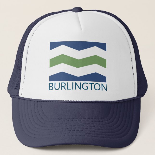 Casquette Drapeau de Burlington, Vermont (Devant)