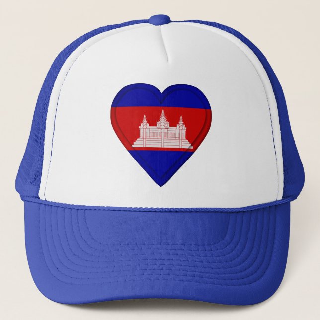 Casquette Drapeau de Cambodgien du Cambodge (Devant)