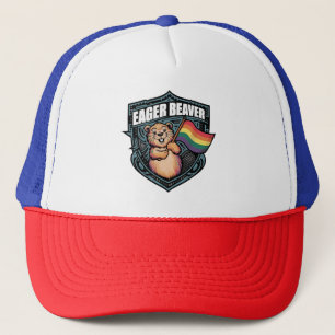 Casquette Drapeau de castor portant le LGBTQ