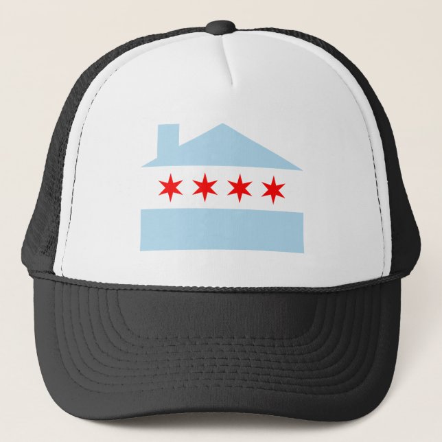 Casquette Drapeau de Chambre de Chicago (Devant)