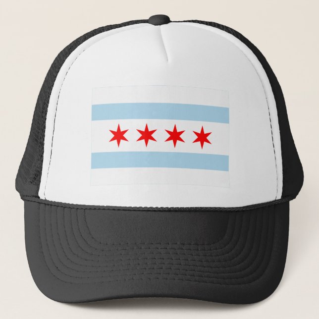 Casquette Drapeau de Chicago (Devant)