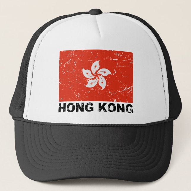 Casquette Drapeau de cru de Hong Kong (Devant)