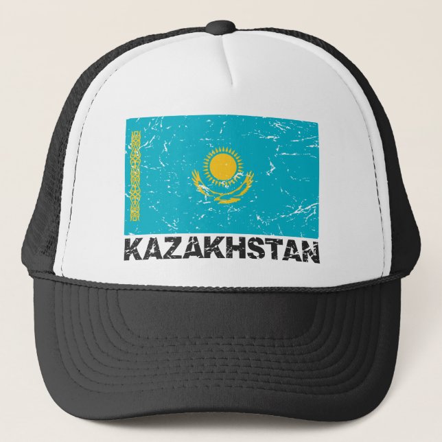 Casquette Drapeau de cru de Kazakhstan (Devant)
