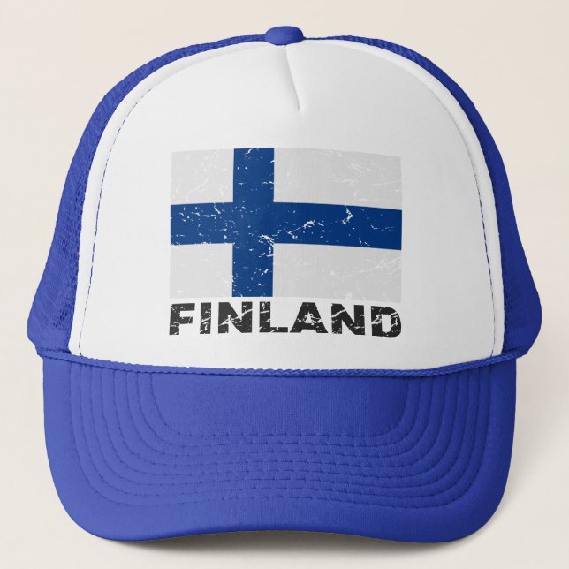 Casquette Drapeau de cru de la Finlande (Devant)