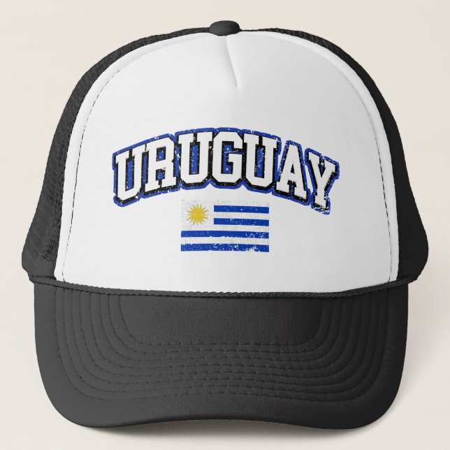 Casquette Drapeau de cru de l'Uruguay (Devant)
