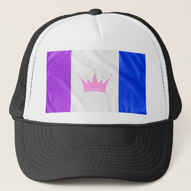 Casquette Drapeau de fierté de la culture drag de SlipperyJo (Devant)