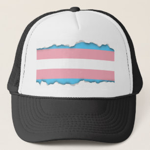 Casquette Drapeau de fierté de transsexuel