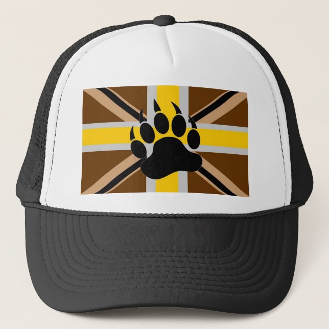 Casquette Drapeau de fierté d'ours des Anglais (Devant)