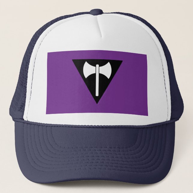 Casquette Drapeau de fierté lesbienne SlipperyJoe puissant s (Devant)