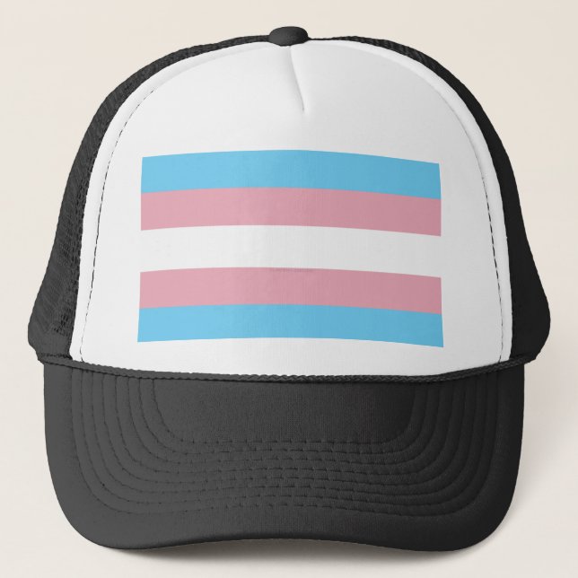 Casquette Drapeau de fierté transgenre de SlipperyJoe divers (Devant)