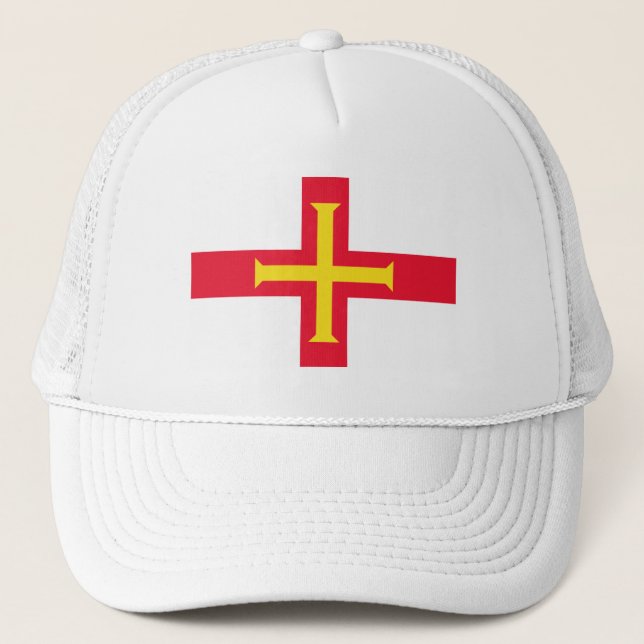 Casquette Drapeau de Guernesey (Devant)