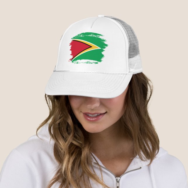 Casquette Drapeau de Guyana (En situation)