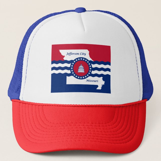 Casquette Drapeau de Jefferson City, Missouri (Devant)