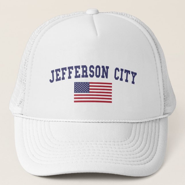 Casquette Drapeau de jefferson city USA (Devant)