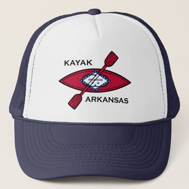 Casquette Drapeau de Kayak Arkansas (Devant)