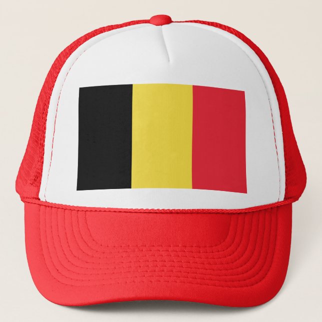 Casquette Drapeau de la Belgique (Devant)