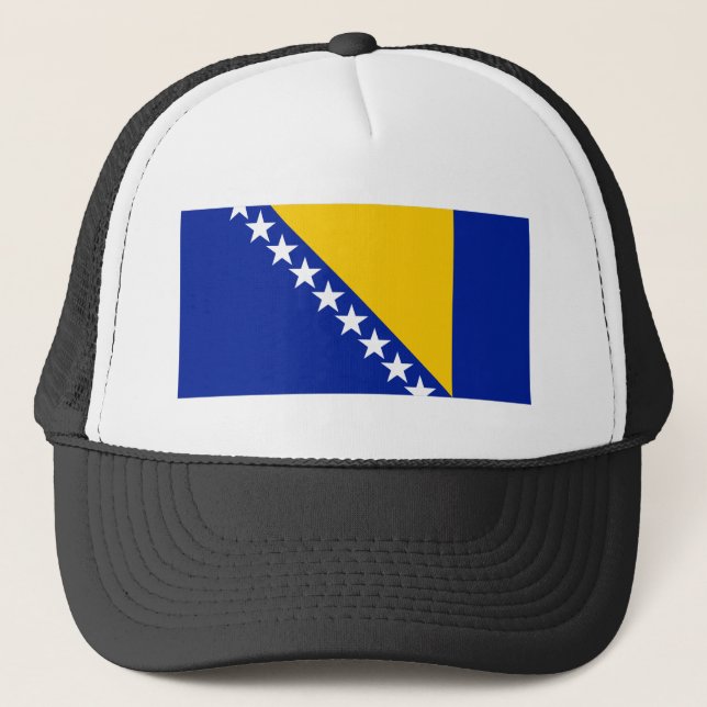 Casquette Drapeau de la Bosnie-Herzégovine (Devant)