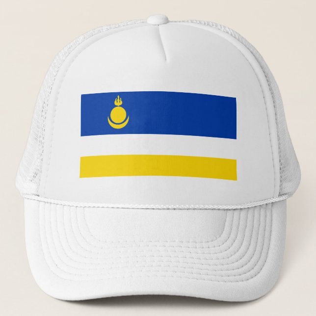 Casquette Drapeau de la Buryatia patriotique (Devant)