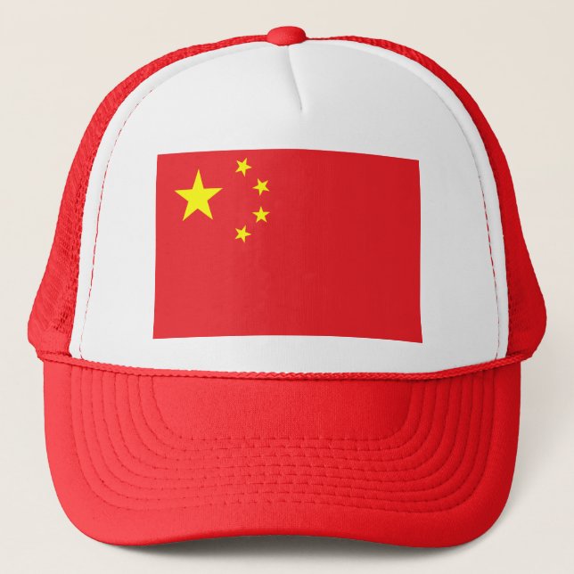 Casquette Drapeau de la Chine (Devant)