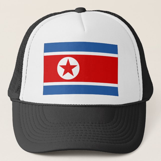 Casquette Drapeau de la Corée du Nord (Devant)