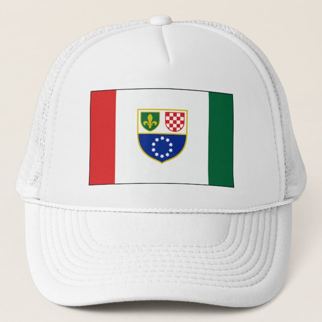 Casquette Drapeau de la Fédération de Bosnie-Herzégovine (Devant)