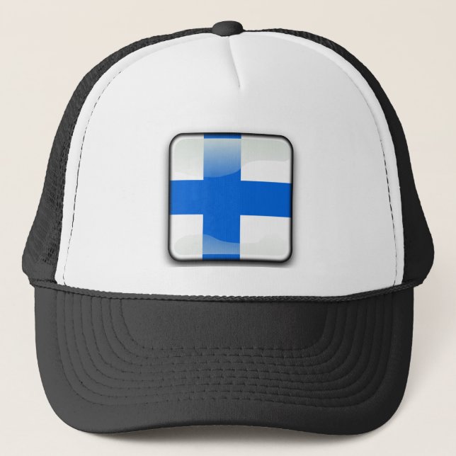 Casquette Drapeau de la Finlande (Devant)