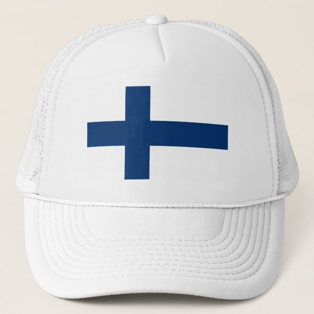 Casquette Drapeau de la Finlande (Devant)
