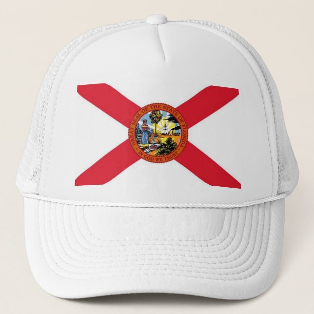 CASQUETTE DRAPEAU DE LA FLORIDE (Devant)