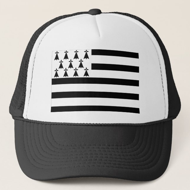 Casquette drapeau de la france bretonne (Devant)