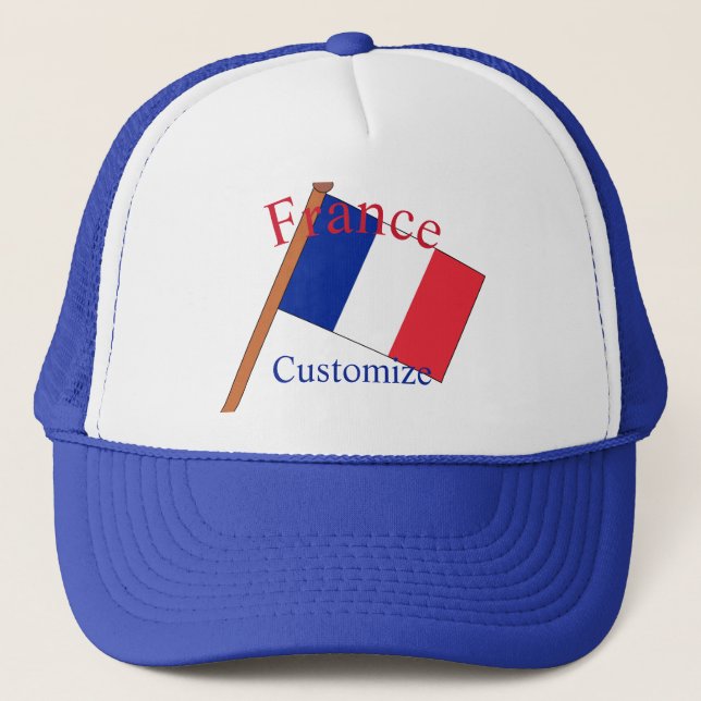 Casquette Drapeau de la France Thunder_Cove (Devant)