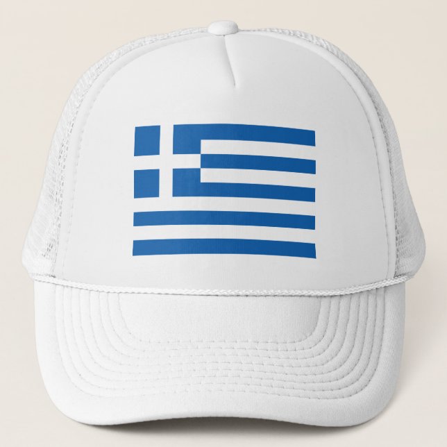 Casquette Drapeau de la Grèce (Devant)