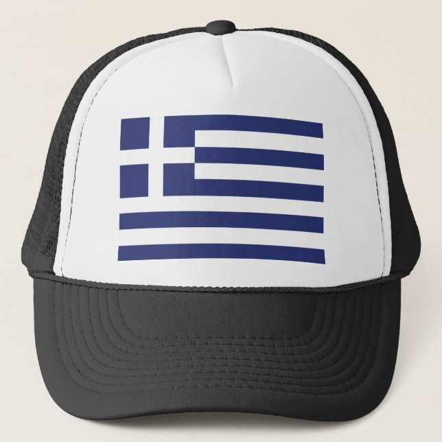 Casquette Drapeau de la Grèce (Devant)